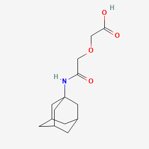 [2-(1-Adamantylamino)-2-oxoethoxy]acetic Acid