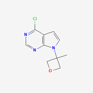 4-Chloro-7-(3-methyloxetan-3-YL)-7H-pyrrolo[2,3-D]pyrimidine