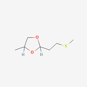 1,3-Dioxolane, 4-methyl-2-[2-(methylthio)ethyl]-
