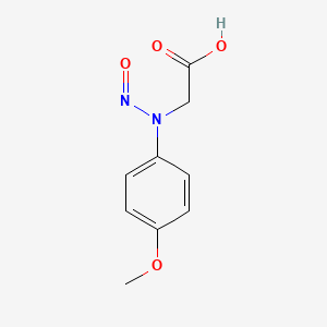 [(4-Methoxyphenyl)(nitroso)amino]acetic acid