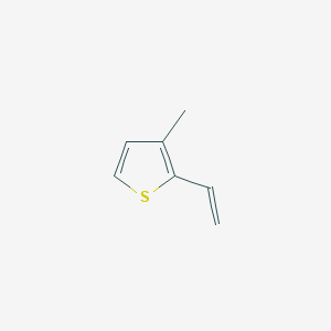 molecular formula C7H8S B8767200 2-ethenyl-3-methylthiophene CAS No. 79461-92-0