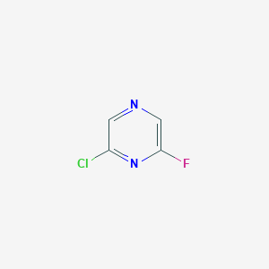 molecular formula C4H2ClFN2 B8767222 2-Chloro-6-fluoropyrazine 