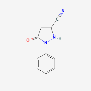 5-oxo-1-phenyl-2,5-dihydro-1H-pyrazole-3-carbonitrile