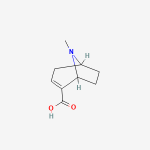 molecular formula C9H13NO2 B8767336 Anhydroecgonine CAS No. 127379-23-1
