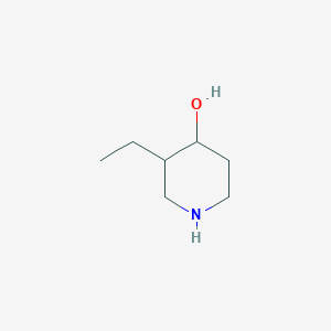 molecular formula C7H15NO B8767366 3-Ethylpiperidin-4-ol CAS No. 373603-90-8