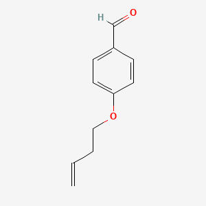 molecular formula C11H12O2 B8767370 Benzaldehyde, 4-(3-butenyloxy)- CAS No. 105534-98-3