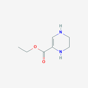 molecular formula C7H12N2O2 B8767402 Ethyl 1,4,5,6-tetrahydropyrazine-2-carboxylate CAS No. 209592-04-1
