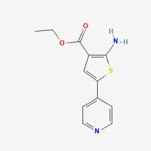 Ethyl 2-amino-5-(pyridin-4-yl)thiophene-3-carboxylate