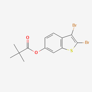 2,2-Dimethyl-propionic acid 2,3-dibromo-benzo[b]thiophen-6-yl ester