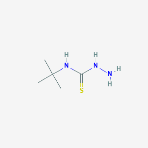 molecular formula C5H13N3S B087675 N-(tert-butyl)hydrazinecarbothioamide CAS No. 13431-39-5
