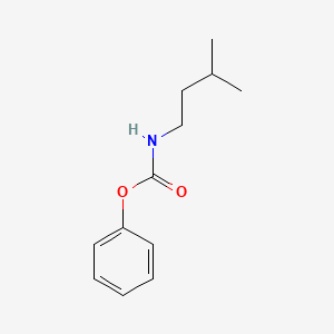 phenyl N-(3-methylbutyl)carbamate