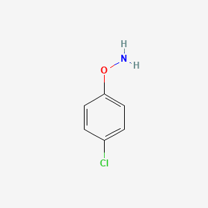 molecular formula C6H6ClNO B8767661 o-(4-Chlorophenyl)hydroxylamine 