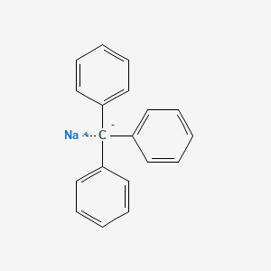 molecular formula C19H15Na B8767663 Triphenylmethyl sodium CAS No. 4303-71-3