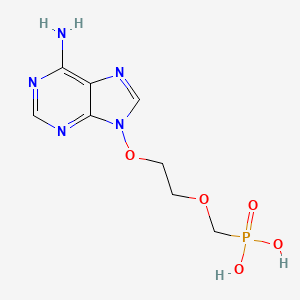 molecular formula C8H12N5O5P B8767711 9-(2-(Phosphonomethoxy)ethoxy)adenine CAS No. 124076-74-0