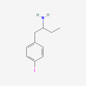 molecular formula C10H14IN B8767728 1-(4-Iodophenyl)butan-2-amine 