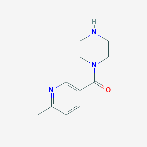molecular formula C11H15N3O B8767732 1-[(6-Methylpyridin-3-YL)carbonyl]piperazine 