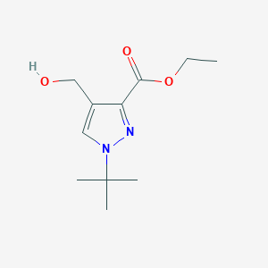 Ethyl 1-(tert-butyl)-4-(hydroxymethyl)-1H-pyrazole-3-carboxylate
