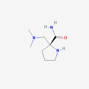 (R)-2-((Dimethylamino)methyl)pyrrolidine-2-carboxamide
