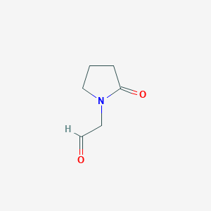 molecular formula C6H9NO2 B8767852 2-(2-OXOPYRROLIDIN-1-YL)ACETALDEHYDE 