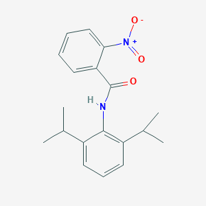 molecular formula C19H22N2O3 B8767855 N-[2,6-di(propan-2-yl)phenyl]-2-nitrobenzamide 