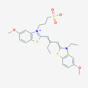 Benzothiazolium, 2-[2-[(3-ethyl-5-methoxy-2(3H)-benzothiazolylidene)methyl]-1-butenyl]-5-methoxy-3-(3-sulfopropyl)-, inner salt