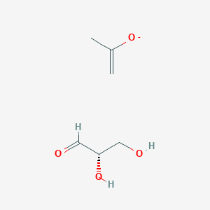 (2S)-2,3-dihydroxypropanal;prop-1-en-2-olate