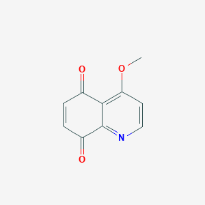 molecular formula C10H7NO3 B8767974 4-Methoxyquinoline-5,8-dione CAS No. 115170-26-8