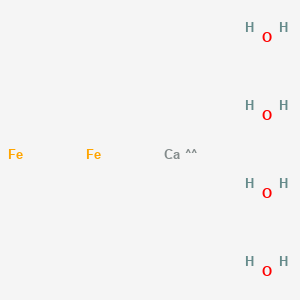 molecular formula CaFe2H8O4 B087680 Calcium iron oxide (CaFe2O4) CAS No. 12013-33-1
