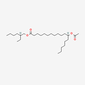 molecular formula C28H54O4 B8768051 2-Ethylhexyl 12-(acetoxy)octadecanoate CAS No. 61800-40-6
