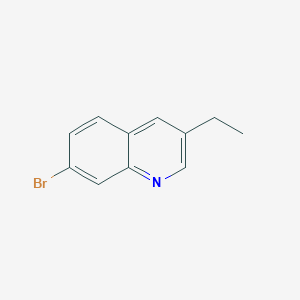 molecular formula C11H10BrN B8768082 7-Bromo-3-ethylquinoline 