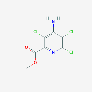 molecular formula C7H5Cl3N2O2 B087681 Methyl 4-amino-3,5,6-trichloropicolinate CAS No. 14143-55-6
