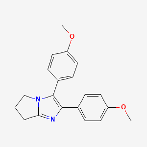 2,3-bis(4-methoxyphenyl)-6,7-dihydro-5H-pyrrolo[1,2-a]imidazole