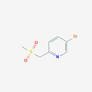 5-Bromo-2-((methylsulfonyl)methyl)pyridine
