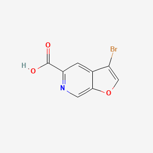 molecular formula C8H4BrNO3 B8768187 3-Bromofuro[2,3-c]pyridine-5-carboxylic acid 