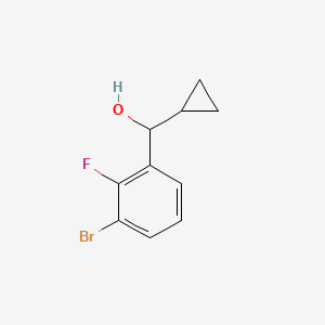 (3-Bromo-2-fluorophenyl)(cyclopropyl)methanol