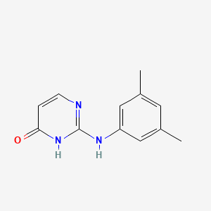 2-(3,5-dimethylphenylamino)-3H-pyrimidin-4-one