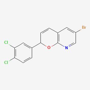 6-bromo-2-(3,4-dichlorophenyl)-2H-pyrano[2,3-b]pyridine