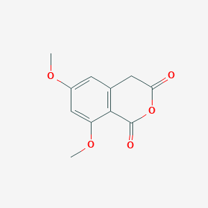 molecular formula C11H10O5 B8768259 6,8-Dimethoxyisochroman-1,3-dione CAS No. 82218-06-2