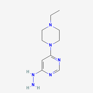 4-(4-Ethylpiperazin-1-yl)-6-hydrazinylpyrimidine
