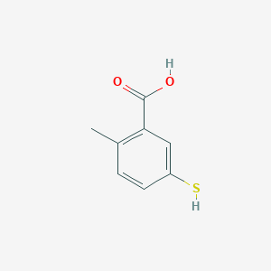 molecular formula C8H8O2S B8768428 3-Carboxy-4-methylthiophenol 
