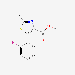 5-(2-Fluoro-phenyl)-2-methyl-thiazole-4-carboxylic acid methyl ester