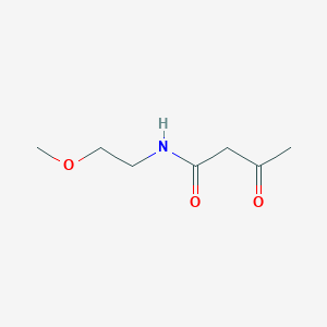 molecular formula C7H13NO3 B8768499 N-(2-methoxyethyl)-3-oxobutanamide CAS No. 56543-89-6