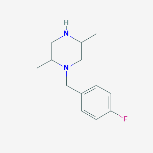 Piperazine, 1-[(4-fluorophenyl)methyl]-2,5-dimethyl-, (2S,5R)-