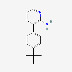 3-(4-Tert-butylphenyl)pyridin-2-amine