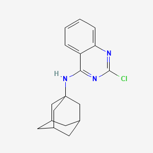 2-chloro-N-(tricyclo[3.3.1.1~3,7~]dec-1-yl)quinazolin-4-amine