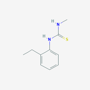 molecular formula C10H14N2S B8768723 N-(2-Ethylphenyl)-N'-methylthiourea CAS No. 65709-19-5