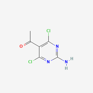 1-(2-Amino-4,6-dichloropyrimidin-5-YL)ethanone