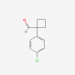 1-(4-Chlorophenyl)cyclobutanecarbaldehyde