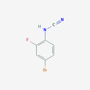 (4-Bromo-2-fluorophenyl)cyanamide