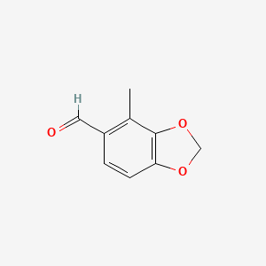 1,3-Benzodioxole-5-carboxaldehyde, 4-methyl-